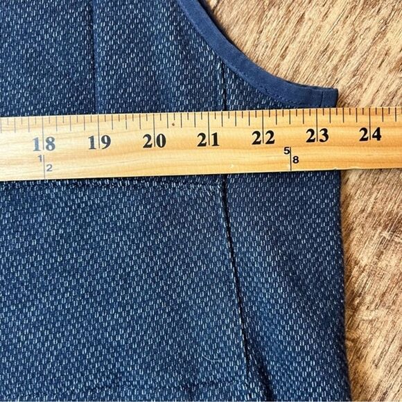 Duluth Trading Mens Threshold Fleece Vest Navy Blue Half Zip Sz L Tall - Picture 6 of 7